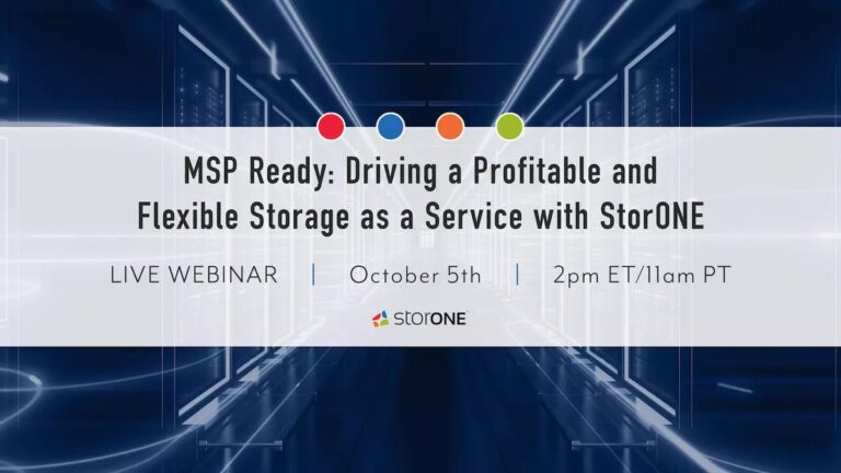 Driving Profitable and Flexible Storage as a Service with StorONE